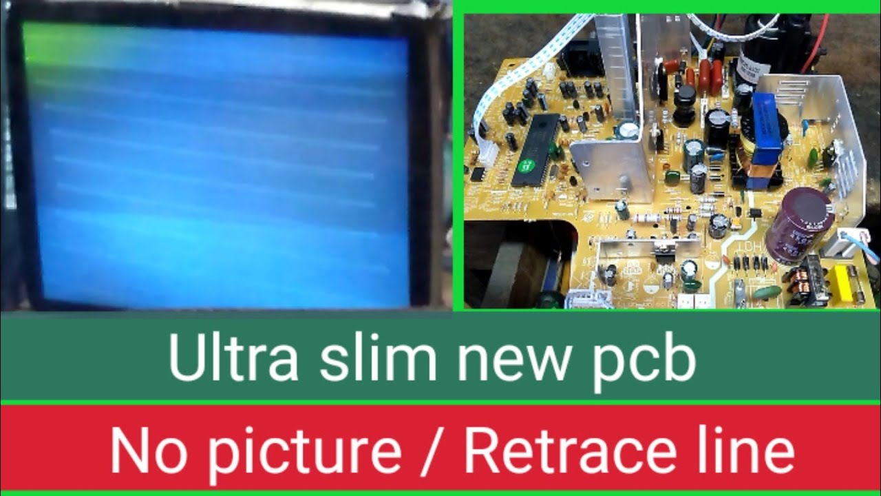 Retrace line no picture. // New China Ultra slim PCB.