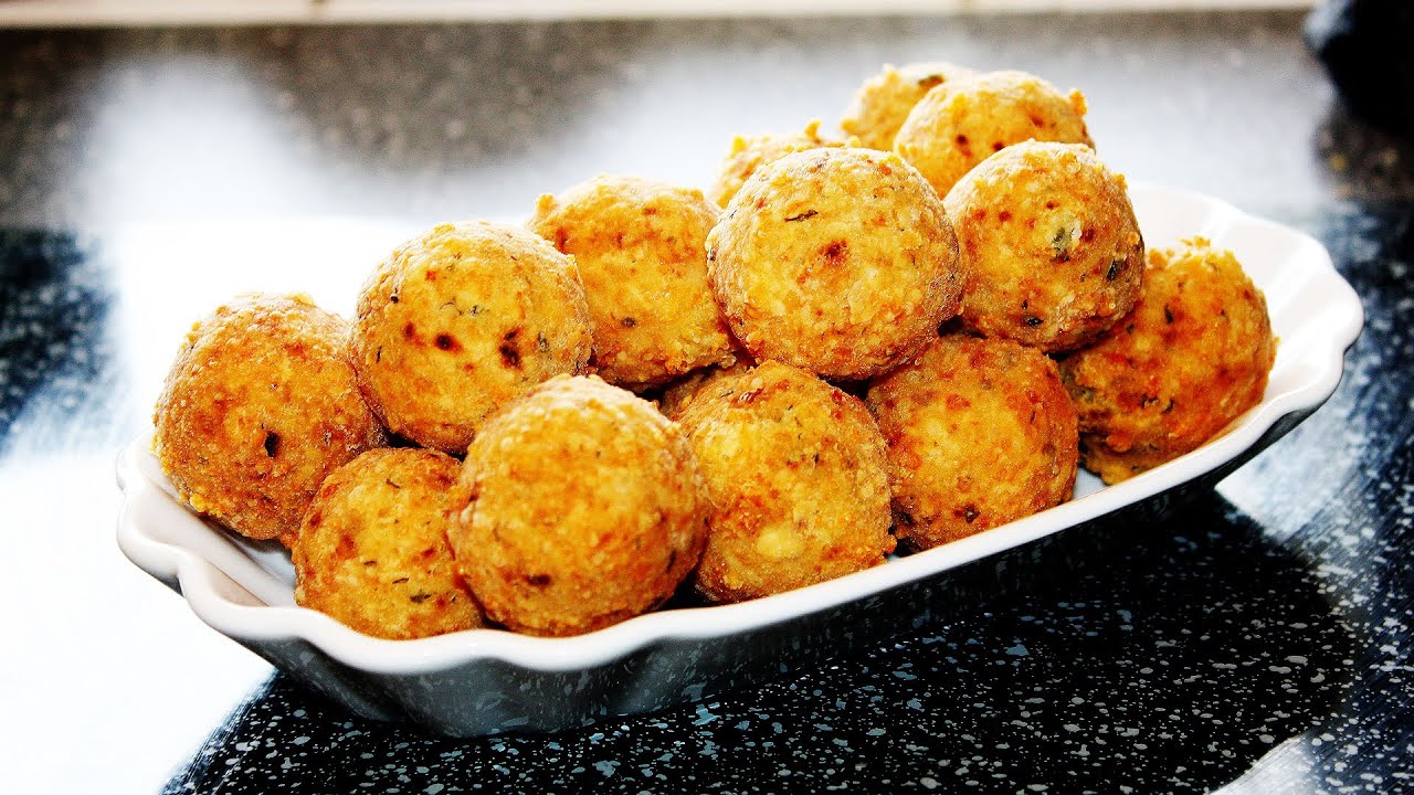 REZEPT: FRIED CHEESE BALLS  - FRITTIERTE KÄSEBÄLLCHEN - schnell und einfach selber machen