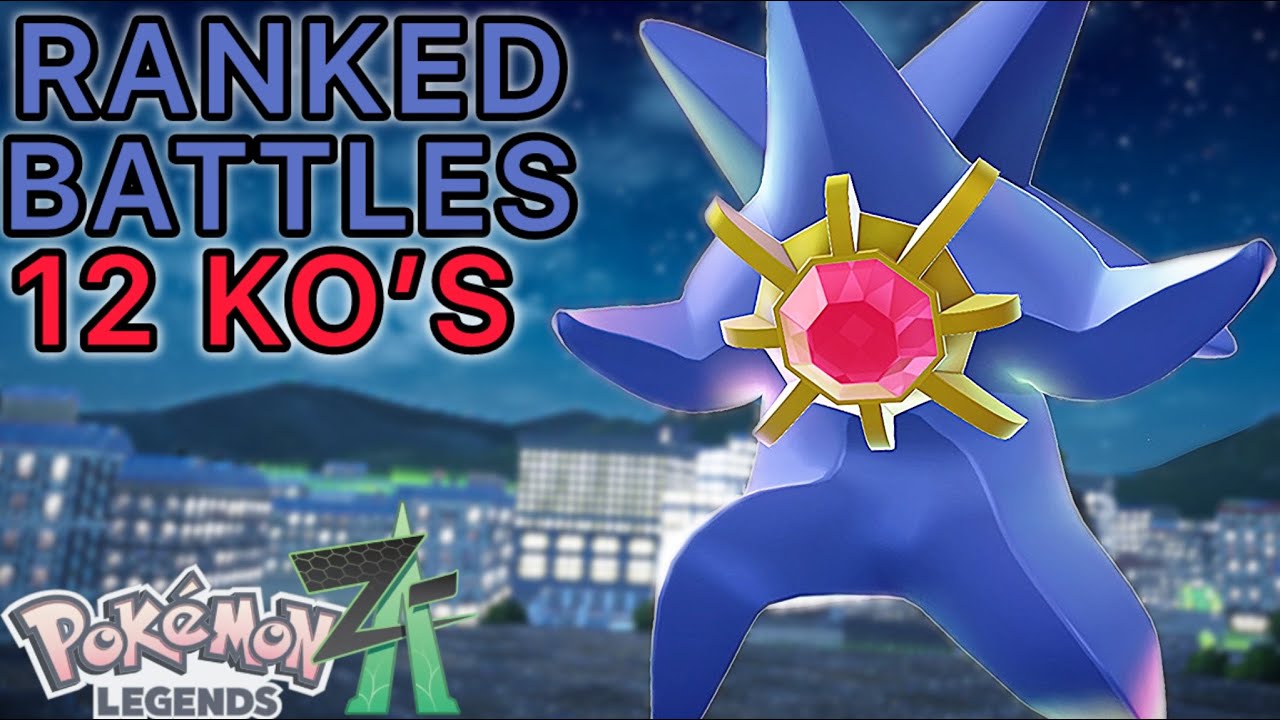 Mega Starmie is INSANE in Pokemon Legends Z-A Ranked Battles