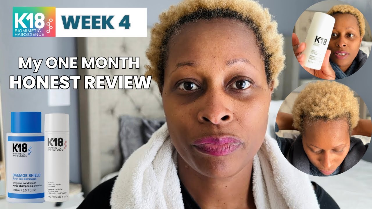 Is K18 Treatment for Type 4 Hair⁉️My HONEST one MONTH review (2025)!#k18results