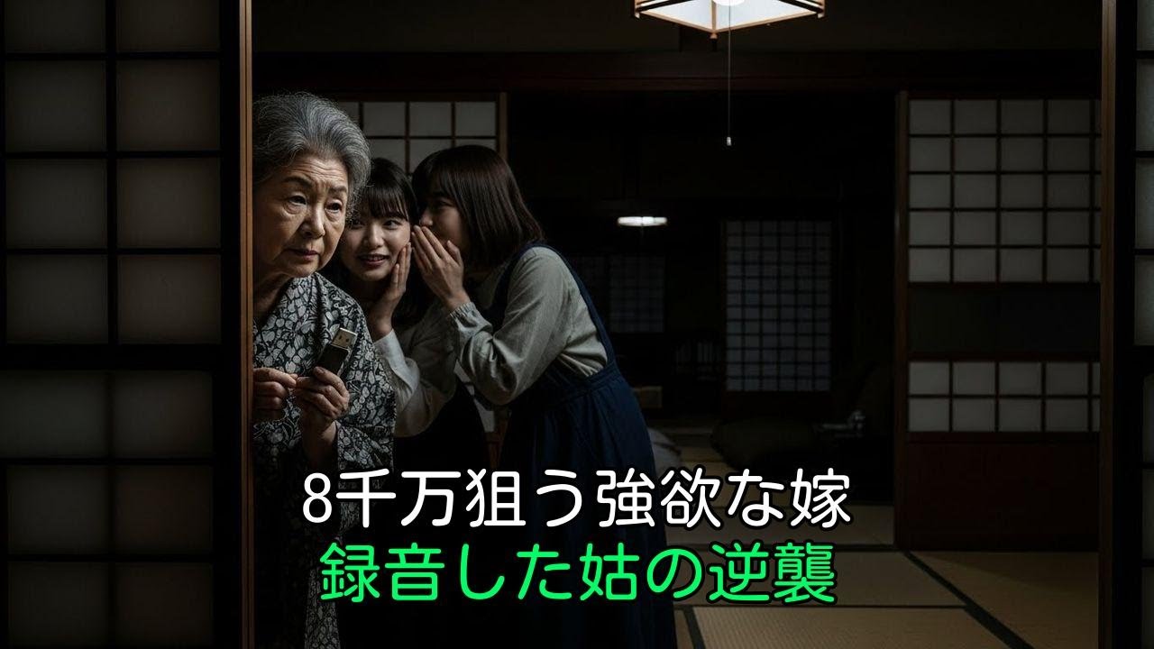 8000万円を狙う強欲な嫁...姑が録音した衝撃の正体と逆襲