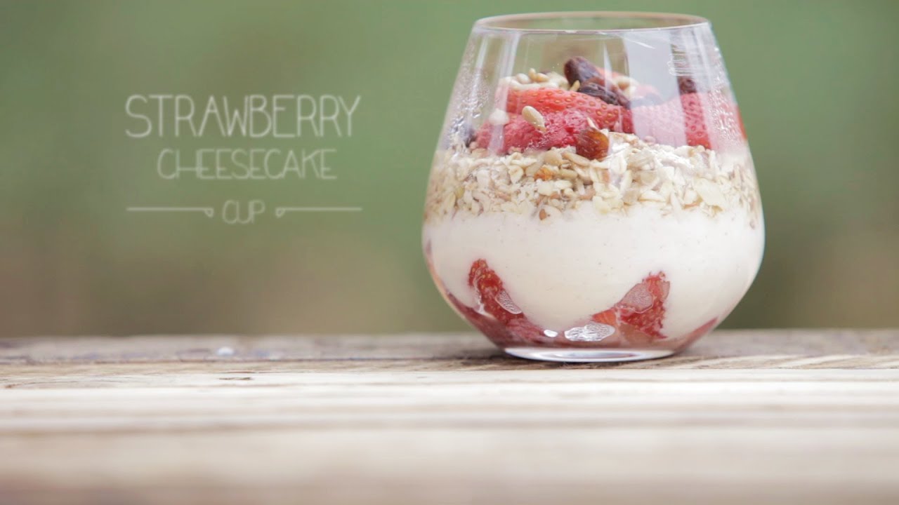 Breakfast Cup: Strawberry Cheesecake