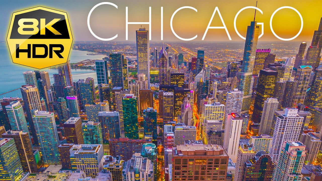 Chicago 8K HDR Ultra HD | Drone and Camera Footage