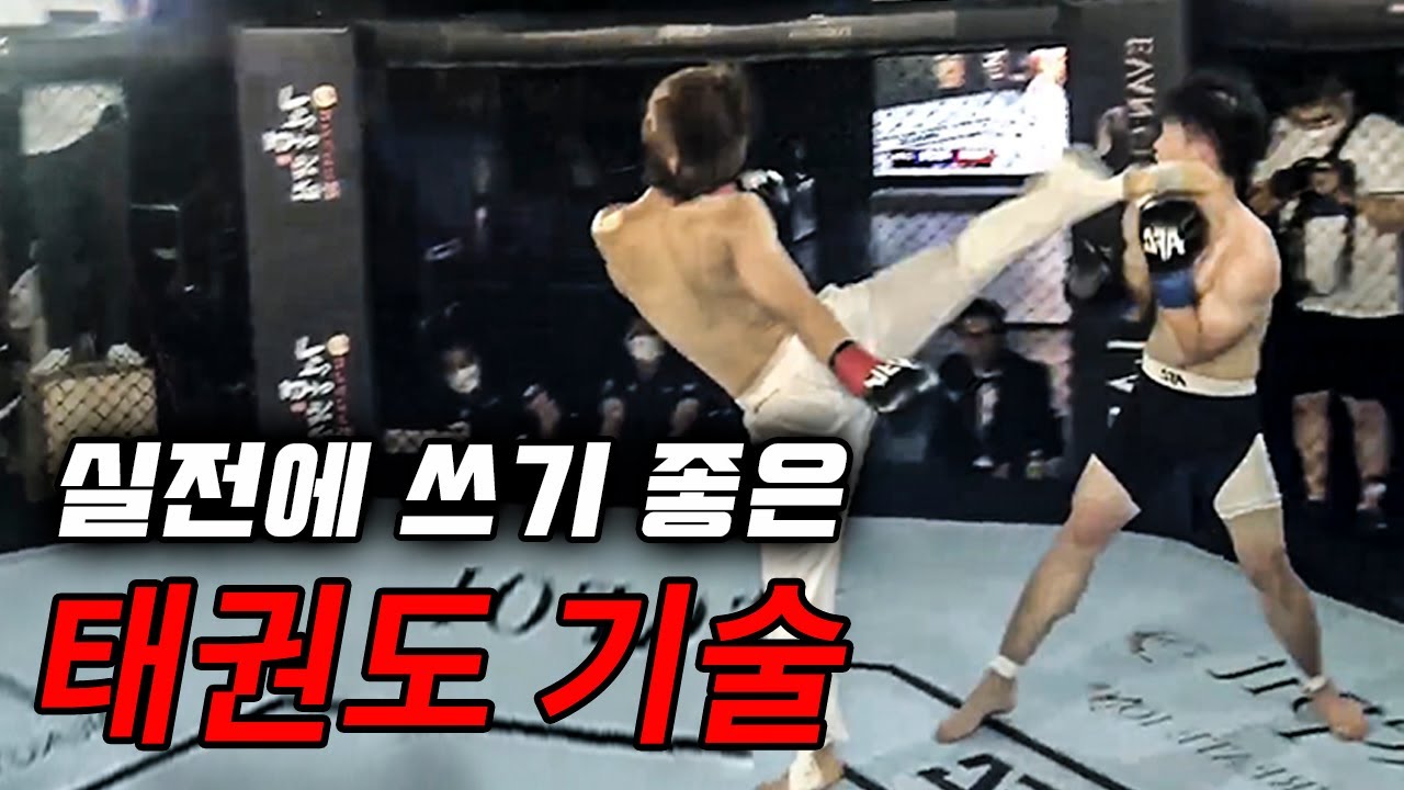 태권도 파이터의 싸움 기술! 하운표 선수의 격투기 시합 모음