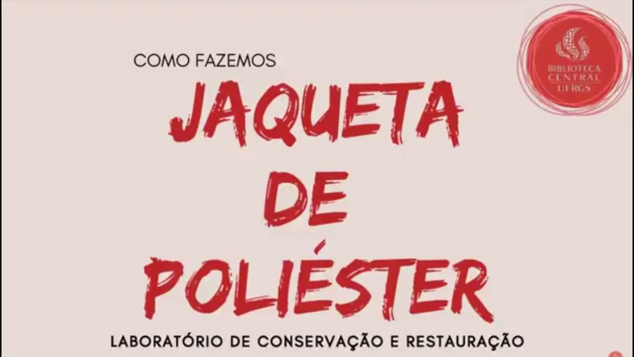 Como fazemos: Jaqueta de poliéster