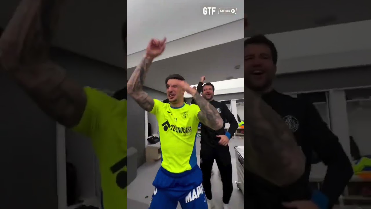 Getafe celebrated with a dance🕺🤩🔵⚽️ (via getafecf/IG)