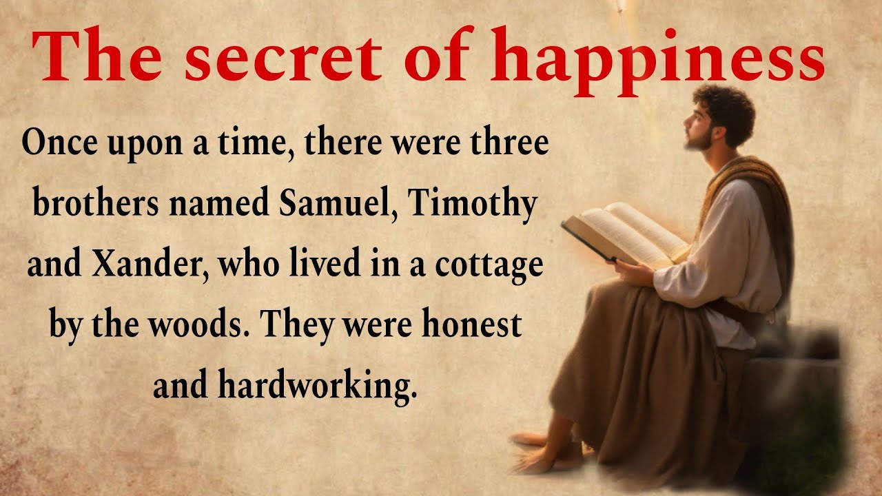 learning English through story | the secret of happiness 
