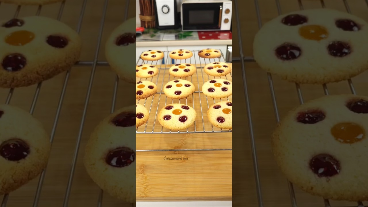 BISCUITS &Agrave; LA CONFITURE par Cuisinement bon #patisserie #cuisine #food