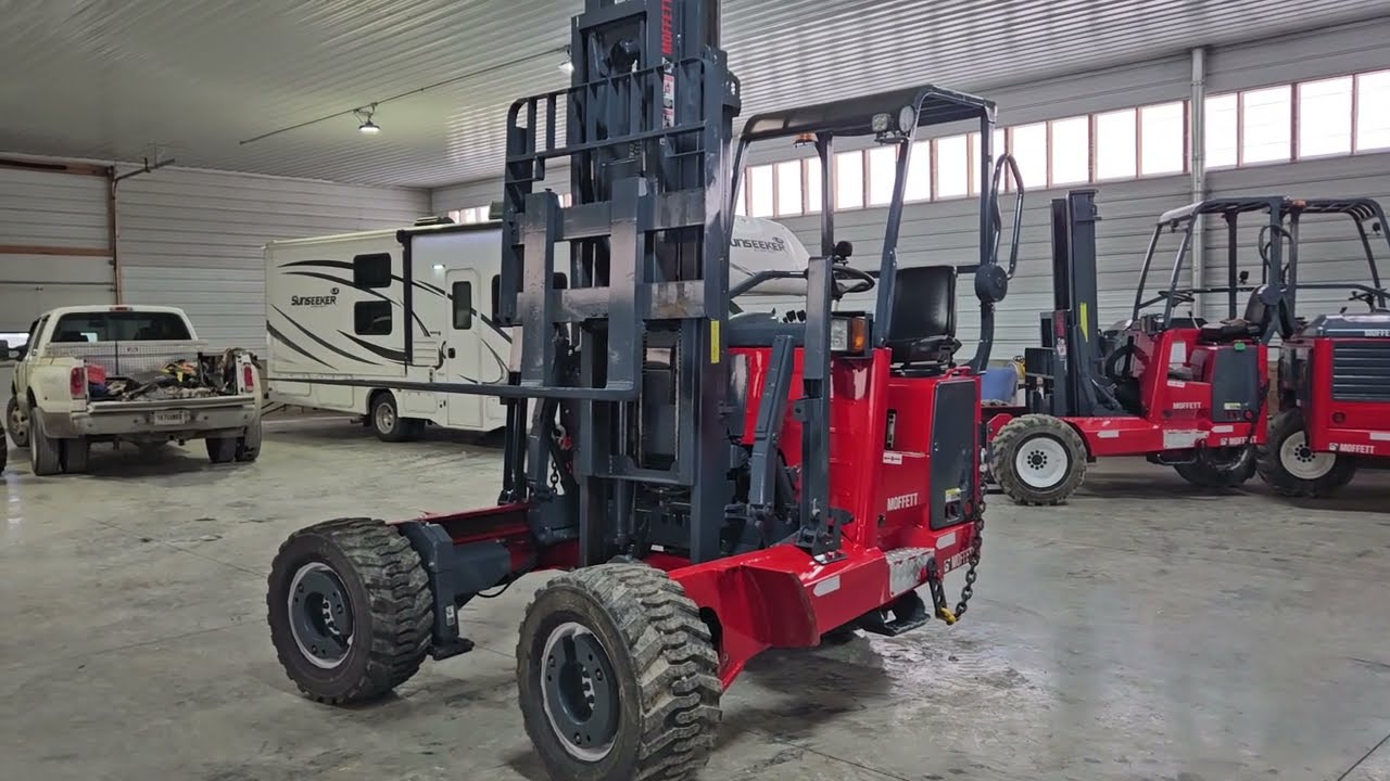 2017 Moffett M8 55.4P Truck Mounted Forklift for Sale stk Q430488B
