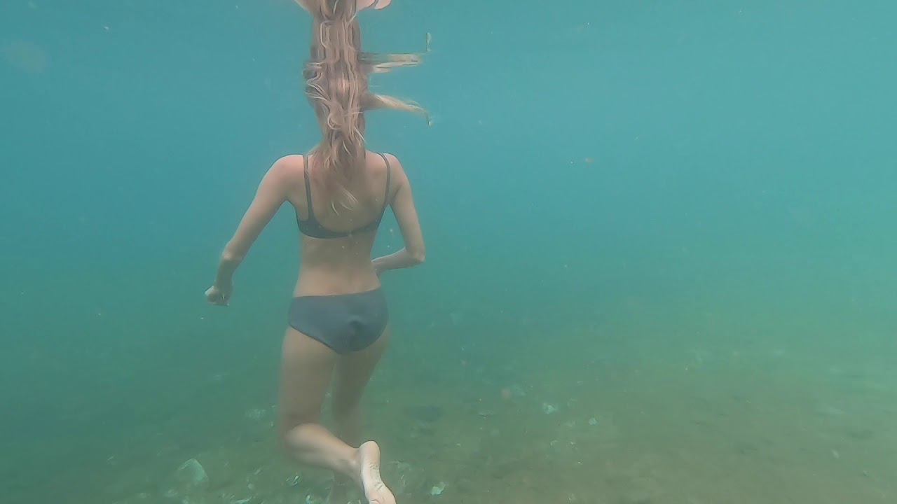 walking underwater