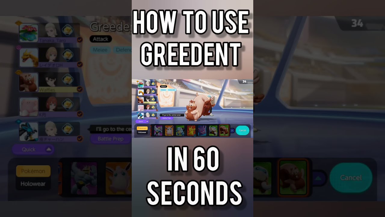 How to Use Greedent in 60 Seconds - Pokemon Unite Guide