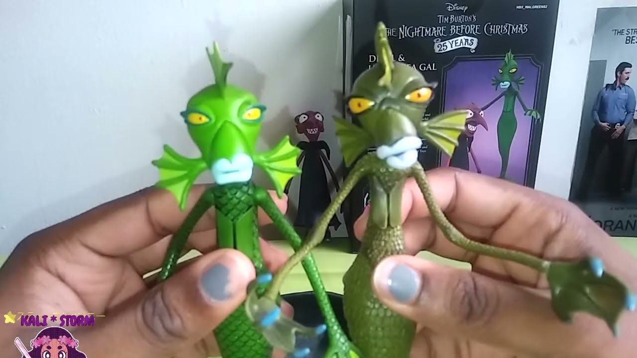 Кошмар перед Рождеством DIAMOND SELECT Toys Набор фигурок: Подводная девушка и Дьявол