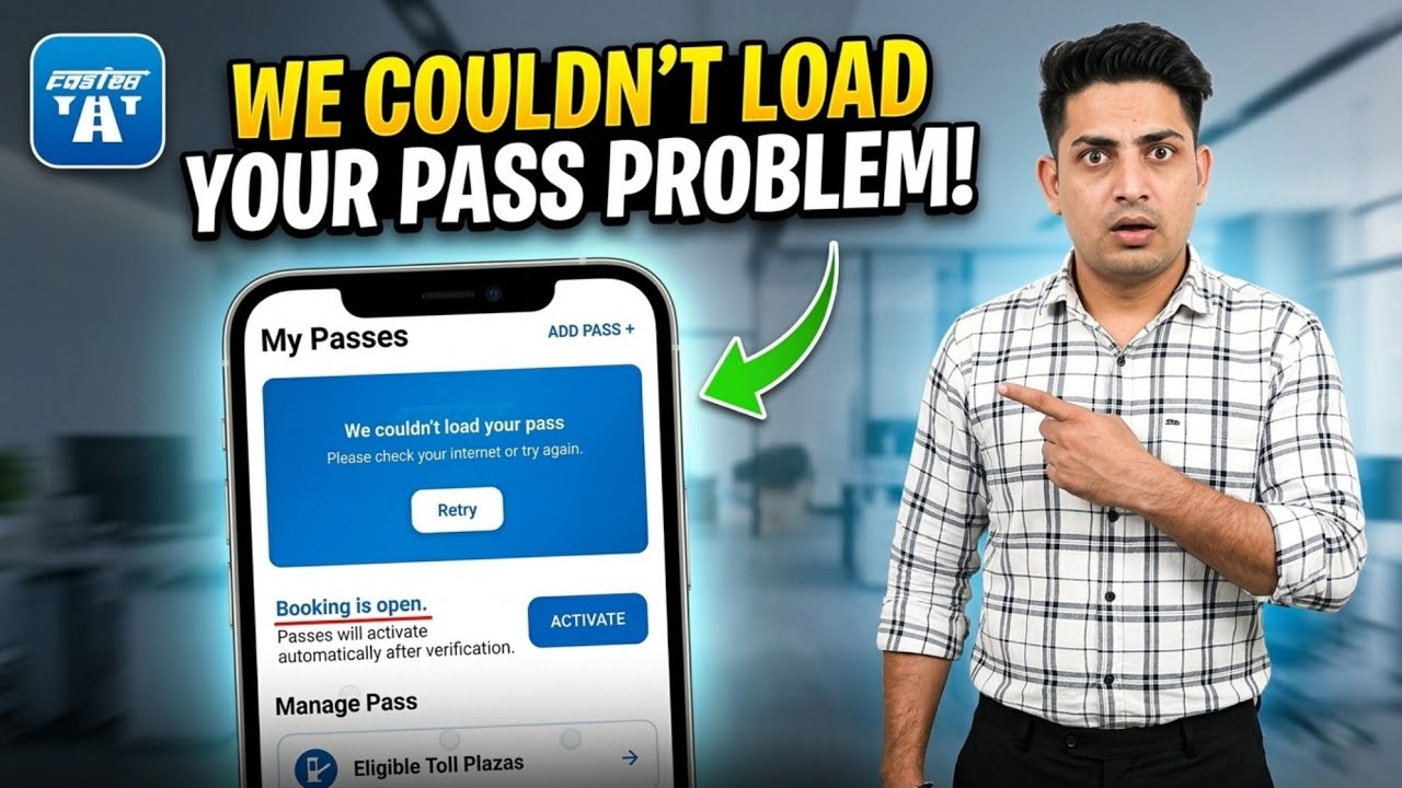 Rajmarg Yatra We Couldn't Load Your Pass Problem Today Fix || RajmargYatra Problem Today Fix