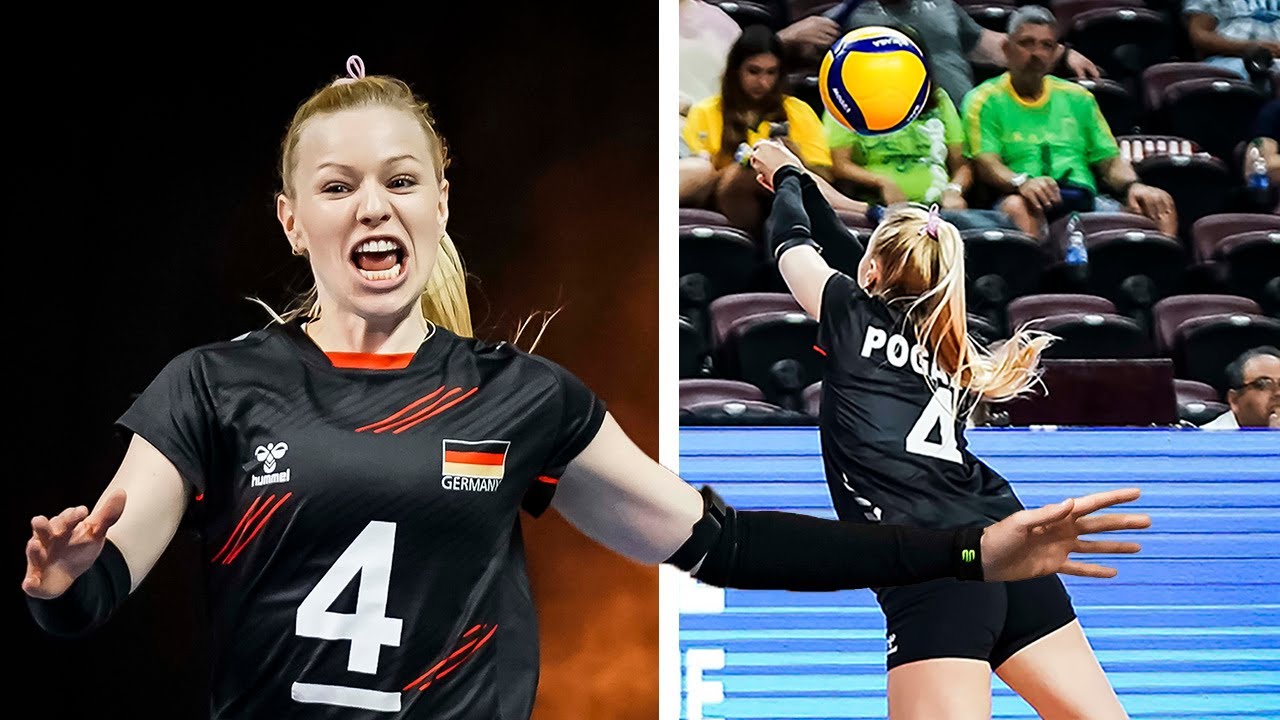 Pogany Anna - Great Libero From Germany | Fantastic SAVE/DIGS | VNL 2022