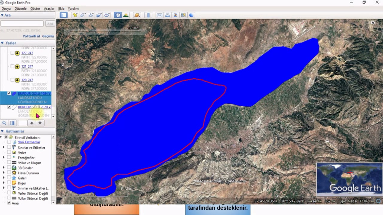 6.GOOGLE EARTH KML KMZ DOSYA OLUŞTURMA VE HARİTA ÇIKTISI YARATMA, VEKTÖR VERİ OLUŞTURMA