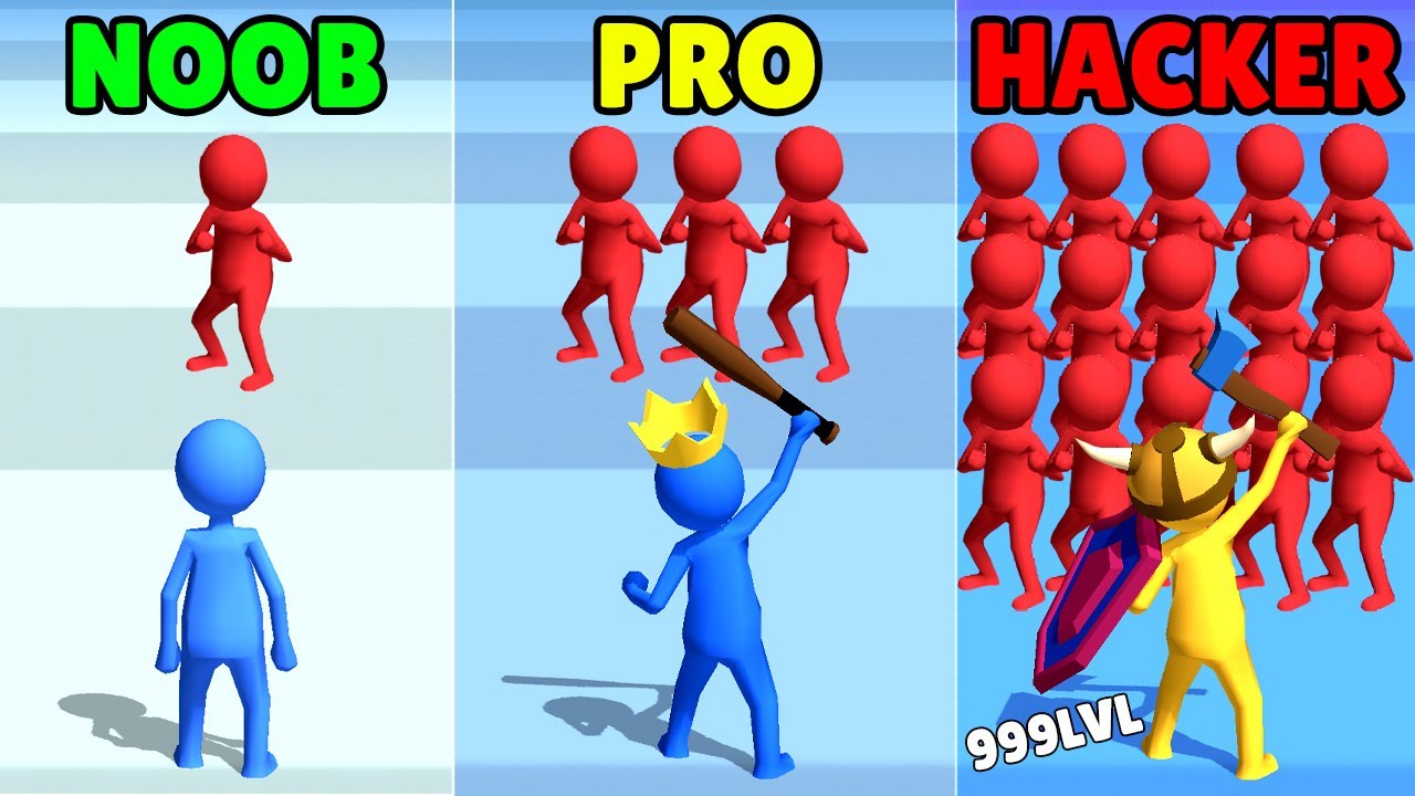NOOB vs PRO vs HACKER in Join Clash 3D