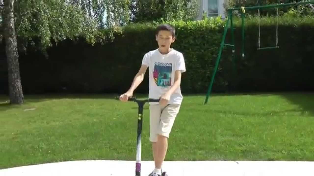 trottinette freestyle : Le double 180°