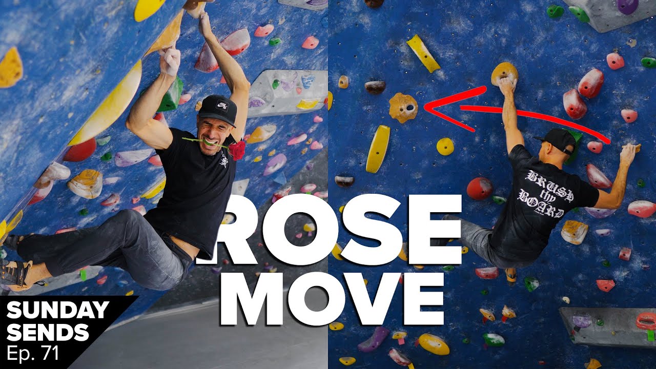 Ep. 71 - Rose Move in the Bouldering Gym - Advanced Climbing Technique - Refuge Climbing and Fitness