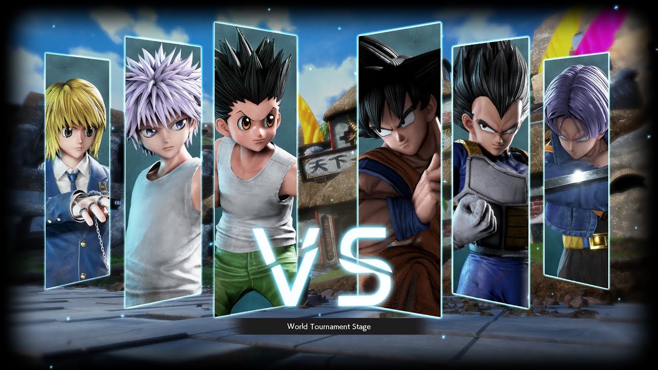 Jump Force's Fight 24 (Gon, Killua & Kurapika vs Goku, Vegeta & Trunks)
