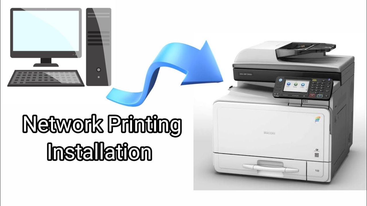 Ricoh Mp c305 network installation setup