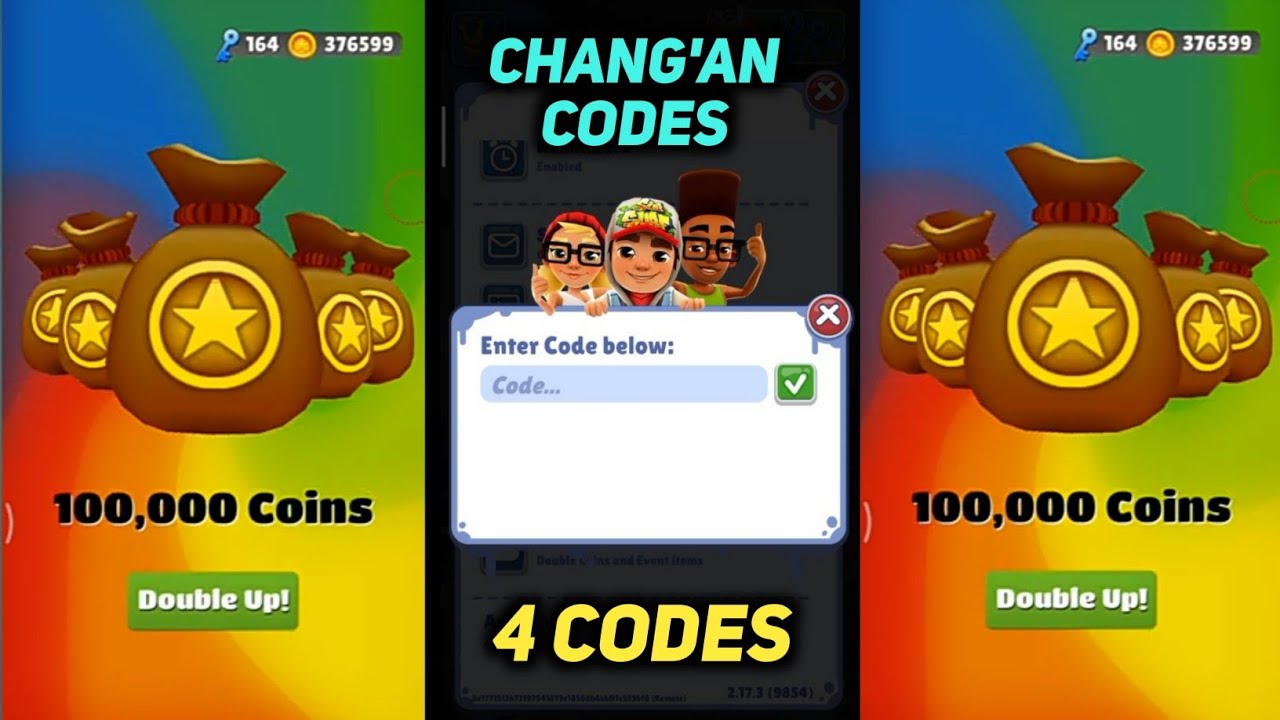 SUBWAY SURFERS PROMO CODES CHANG'AN 2021 | SUBWAY SURFERS PROMO CODES 2021 | SUBWAY SURFERS CODES