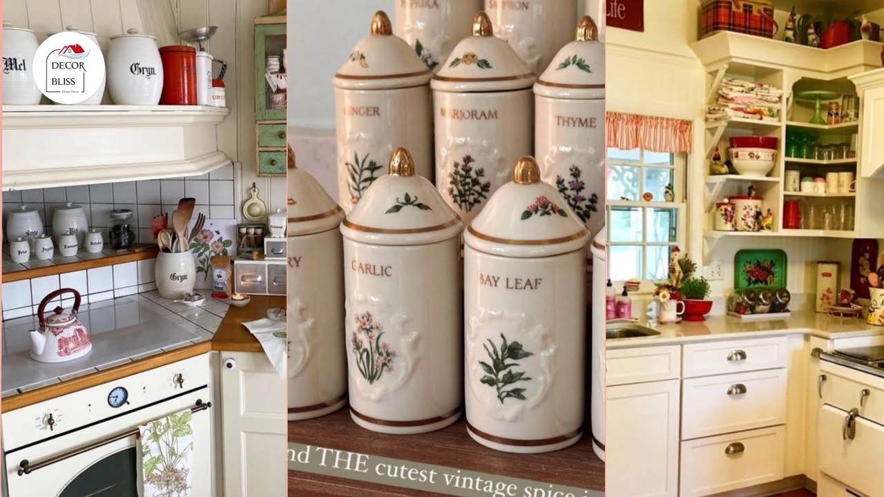 Create a Cozy Cottage Kitchen with Vintage Details💞✨️ Shabby Chic Decor Ideas for Small Cottages💗