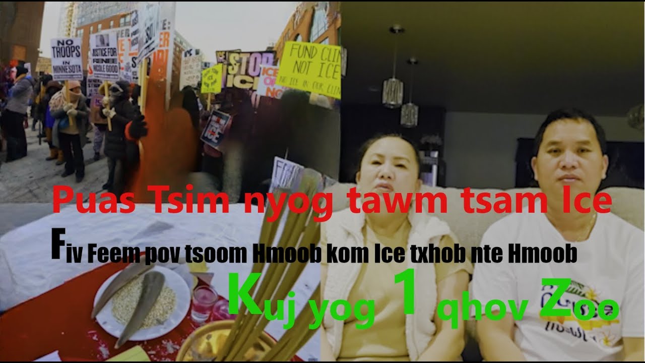 Puas tsim nyog Tawm tsam Ice,fiv Yeem pov tsoom hmoob kuj yog 1 qhov zoo 01/26/26.