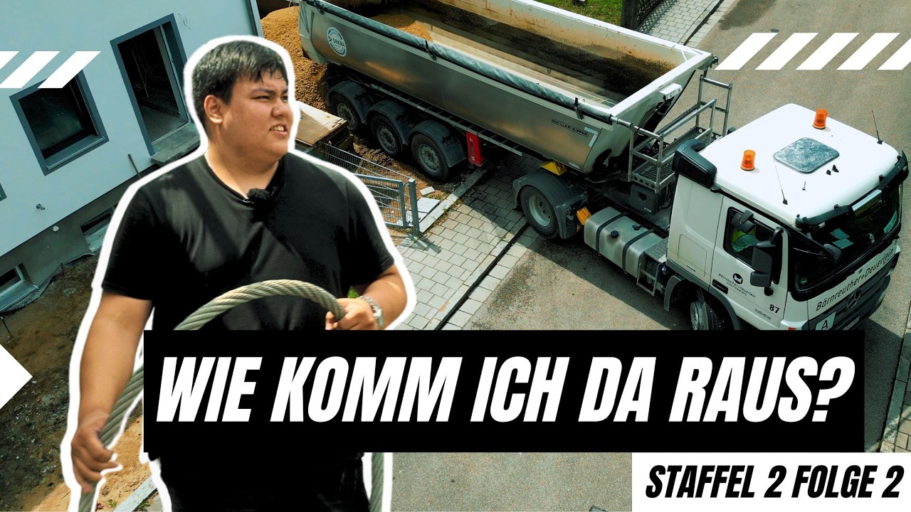 Festgefahren! 🙈 STONE CRUSH - S2F2 #doku #jobs #lkw #baustelle #neu #aktuell #trucker #truckerlife
