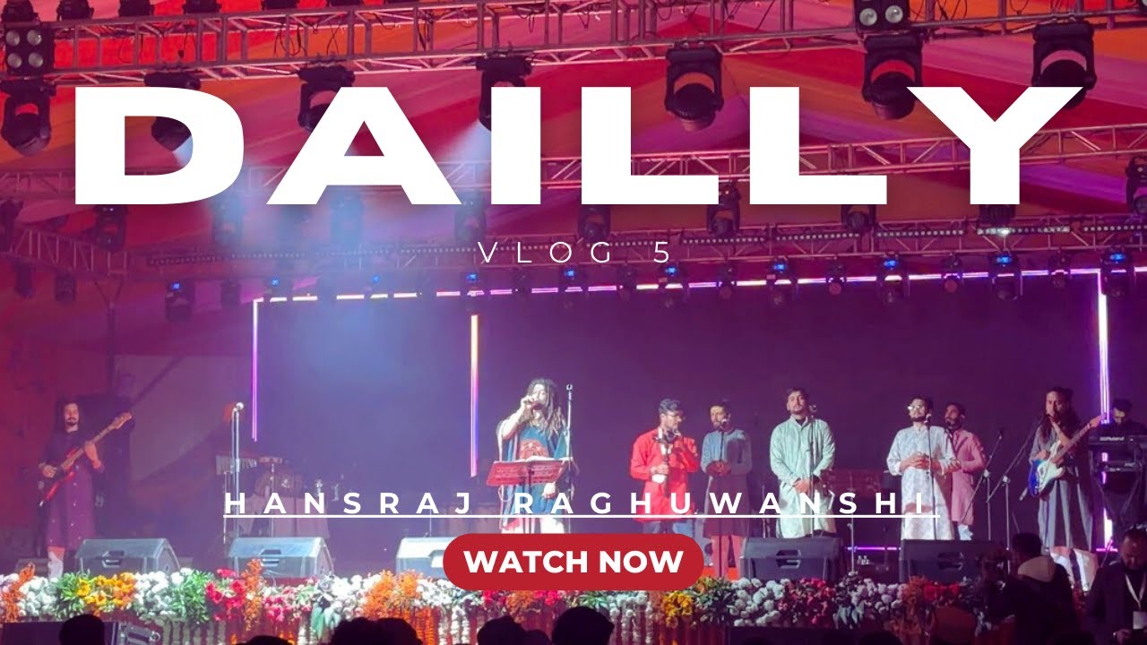 Day 5 Vlog | Hansraj Raghuwanshi Live Concert | Relaxing Sunday at Home