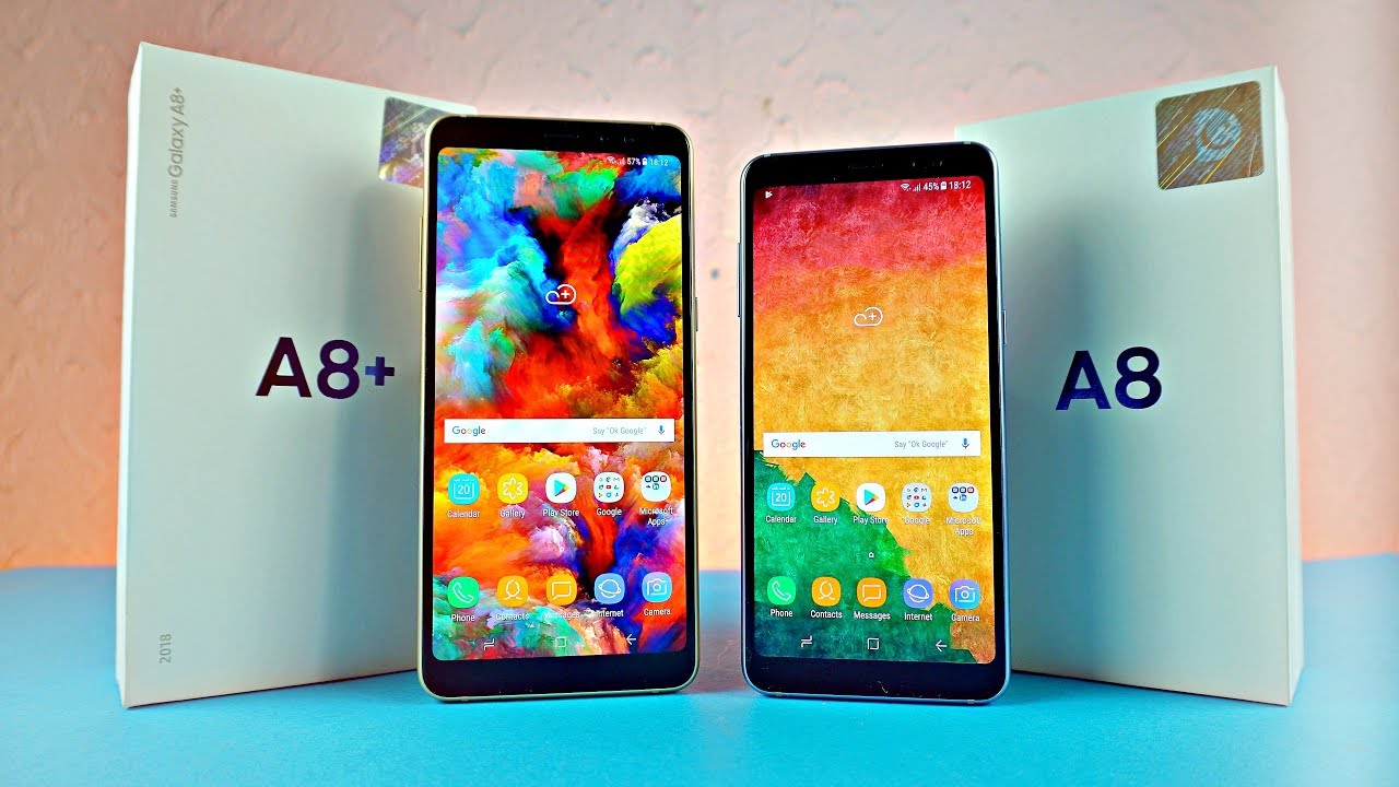 Samsung Galaxy A8 и A8 Plus 2018 - РАСПАКОВКА!!!