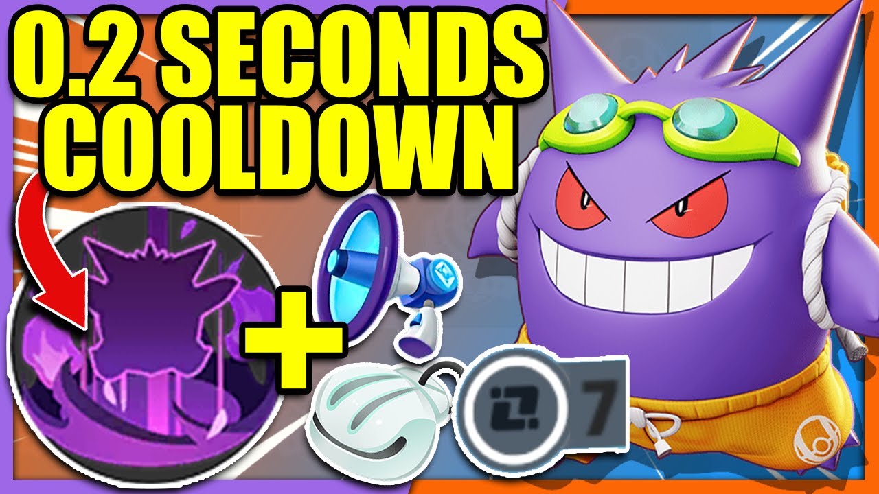 This COOLDOWN BUILD makes HEX GENGAR almost INVINCIBLE | Pokemon Unite