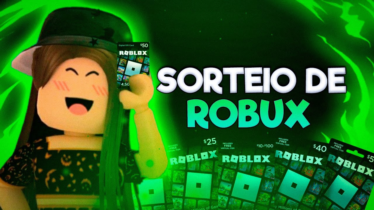 🔥ROBUX SORTEIO🎁ROBUX GR&Aacute;TIS ROBLOX AO VIVO | (DOANDO ROBUX) PARTICIPE AGORA!