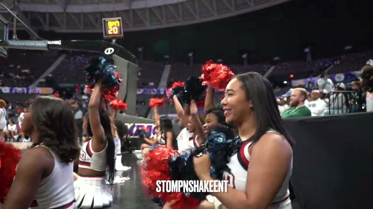 NORTH CAROLINA CENTRAL AND HOWARD CHEERLEADERS AT THE MEAC TOURNAMENT 2024! MUST SEE!