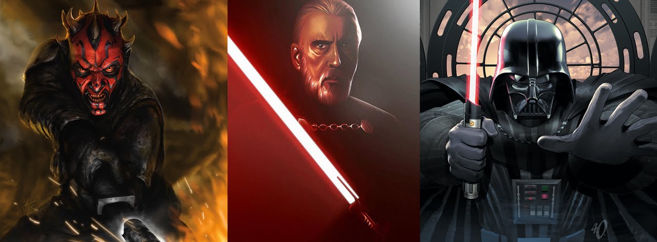 Versus Series Darth Maul (TCW) VS Count Dooku/Darth Tyranus VS Darth Vader