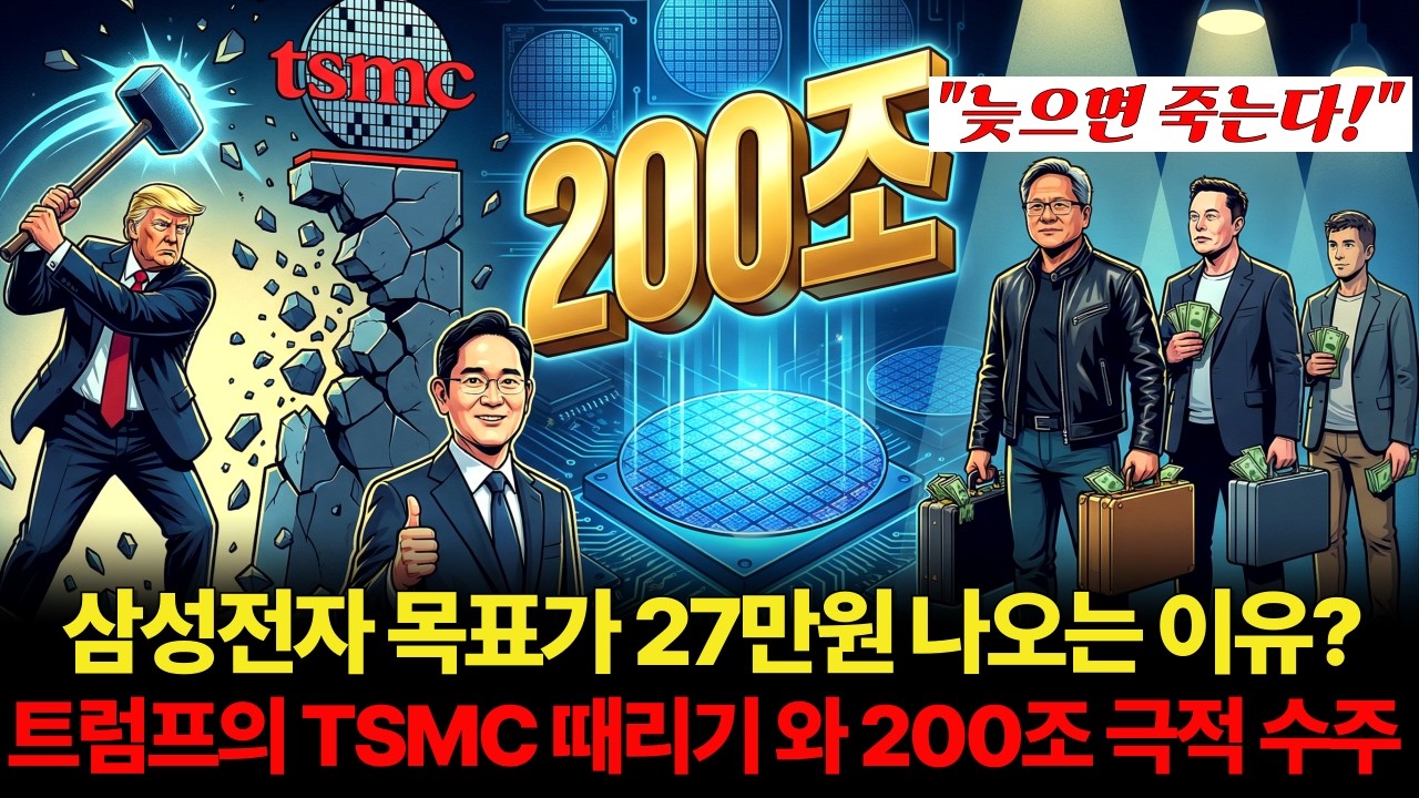 미국이 짠 거대한 함정? TSMC 압박하고 삼성 키우는 트럼프 행정부의 진짜 속내#경제 #삼성전자#트럼프#반도체
