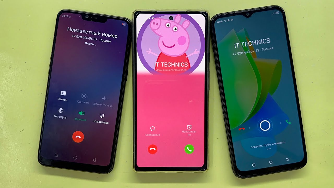 Three Incoming Calls TECNO POP 6 Pro/ OPPO A3s/Pixel 6