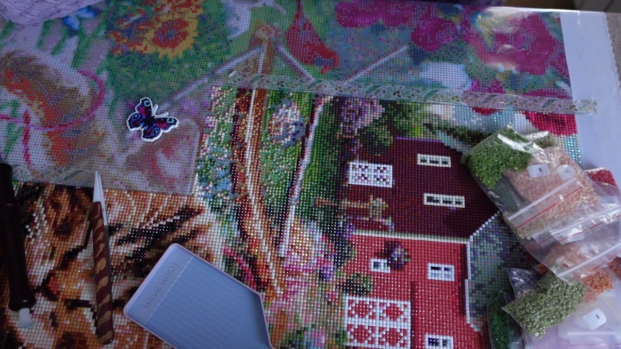 VLOG DIAMOND PAINTING VIVEMENT LA FIN DE CE DP OMG MEME MOI JPP LA 😂