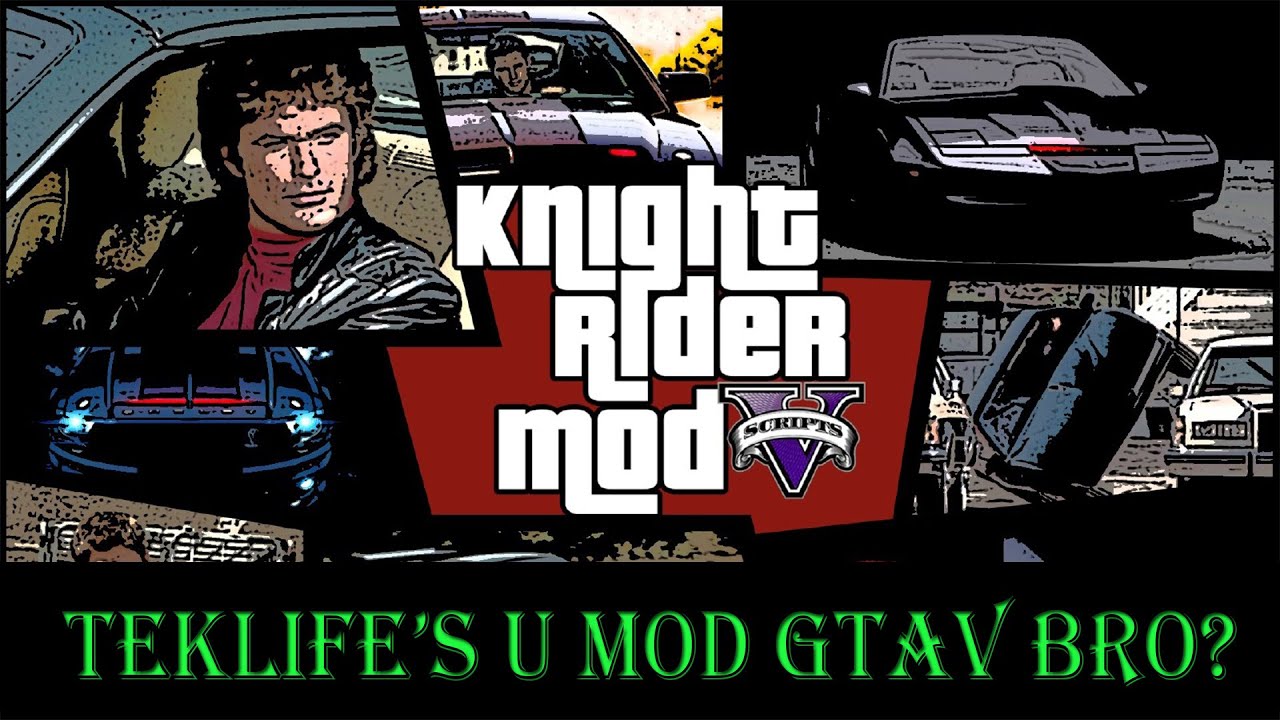 U mod GTA V Bro?  Knight RIder K.I.T. mod and inst
