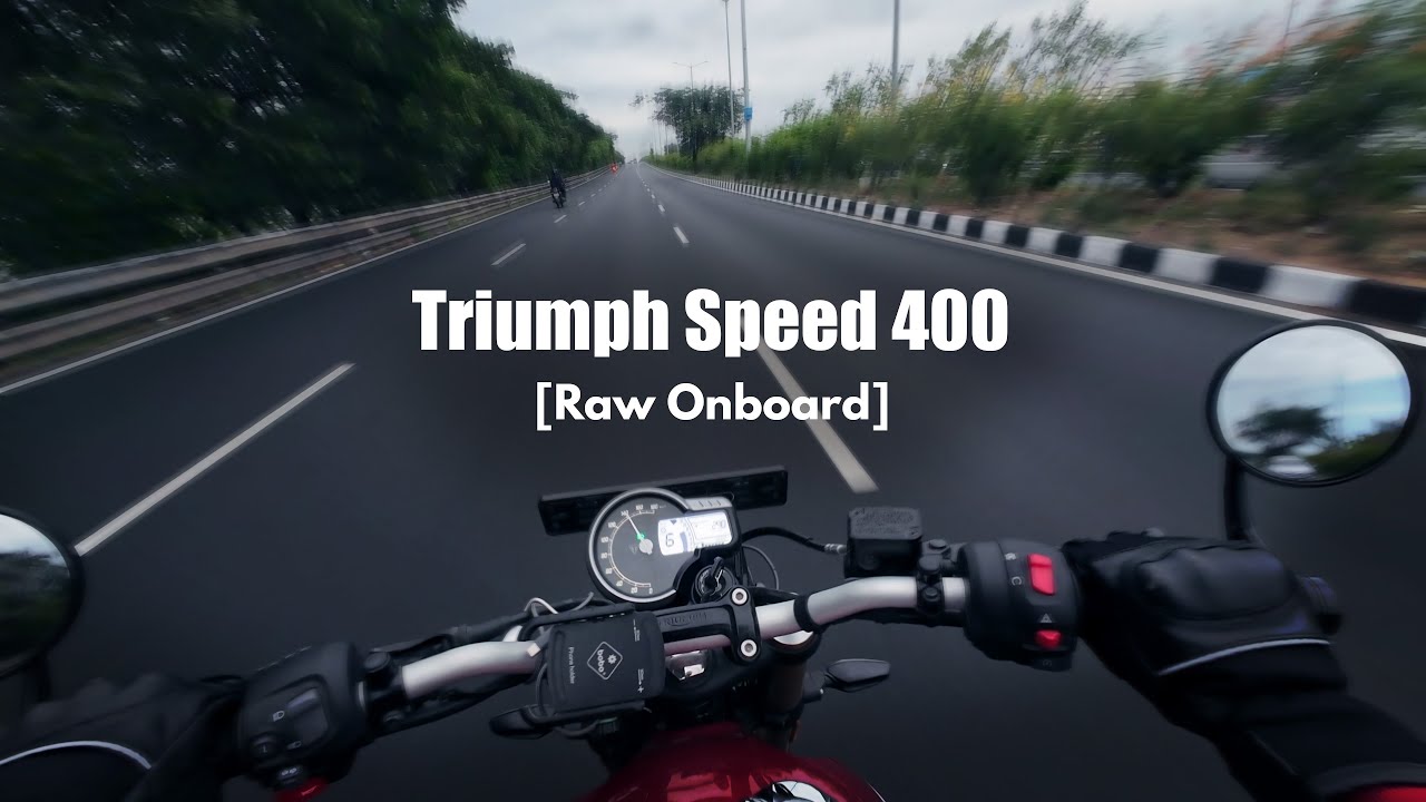 Motorcycle Therapy | Triumph Speed 400 POV (No Music, Just Exhaust) [RAW Onboard]