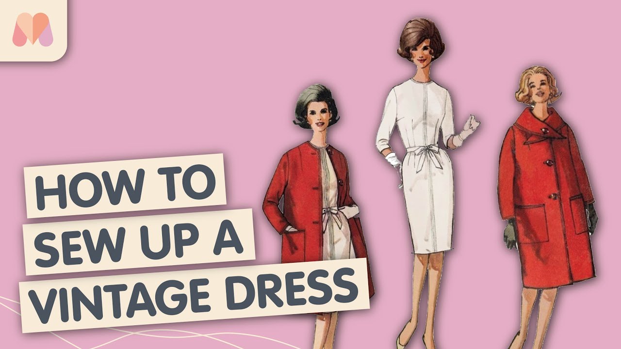 👗✂️ How to Sew a 1960’s Vintage Dress | Simplicity 9447 Sewalong ✂️👗