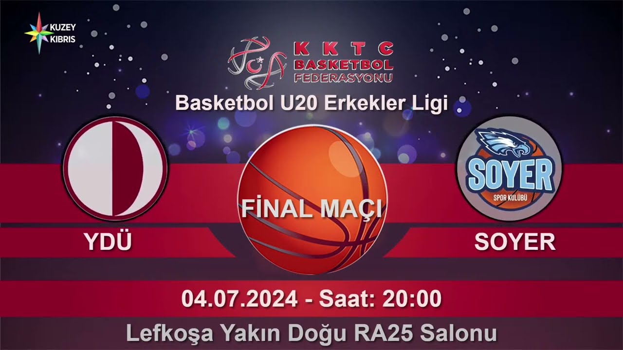 BASKETBOL U20 ERKEKLER LİGİ 04.07.2024 - YDÜ - SOYER