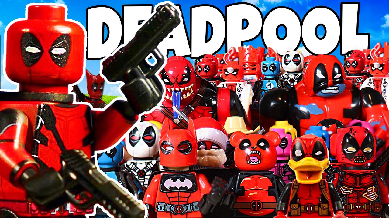 Сборка КАЖДОЙ минифигурки Дэдпула LEGO...
