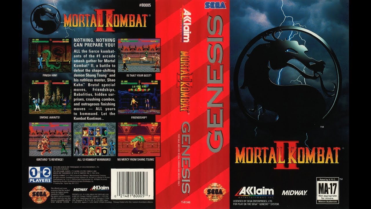 Mortal Kombat II (Sega Genesis) - Mileena