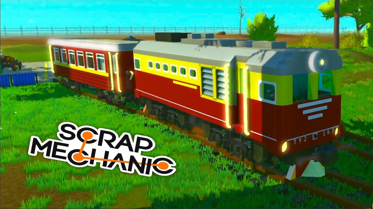 SCRAP MECHANIC EL TREN MAS REALISTA DE TODOS NUEVO MAPA