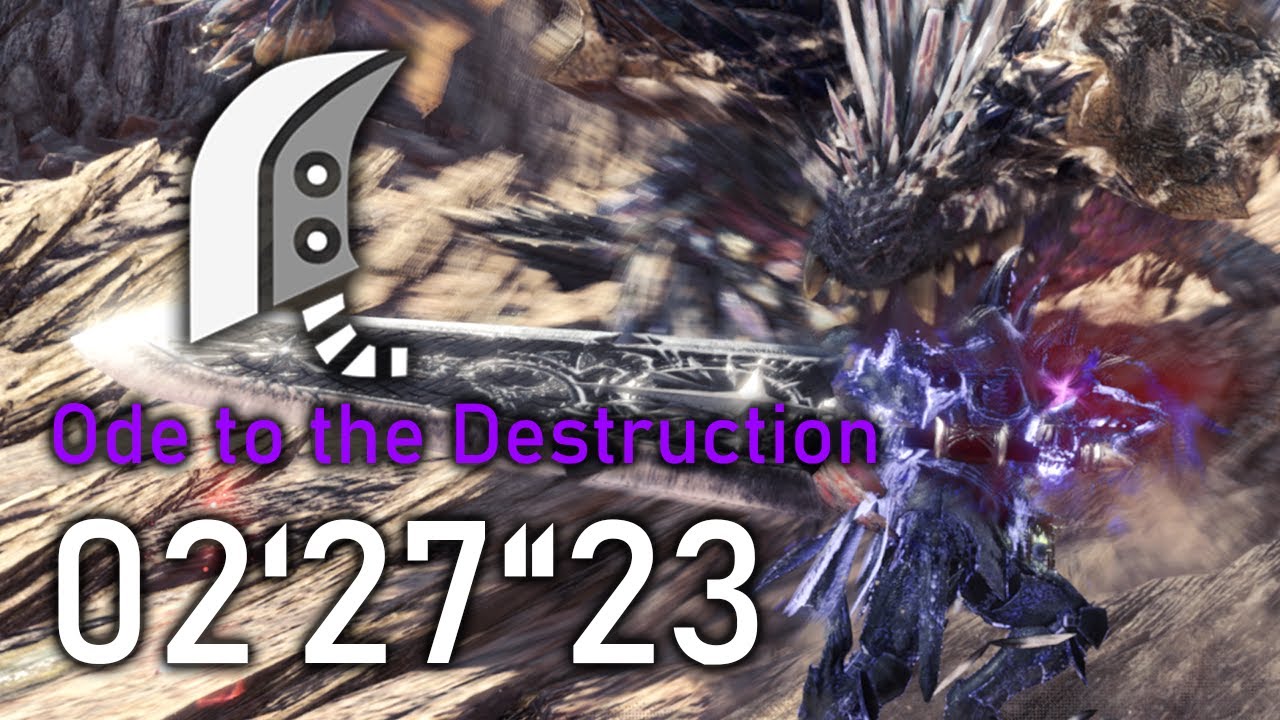 MHW:IB | Tempered Ruiner Nergigante | Greatsword 02'27