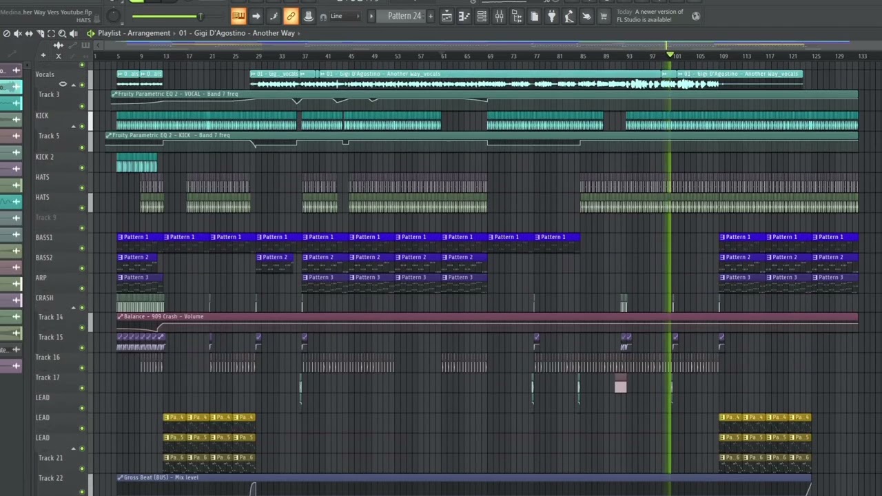 Gigi D' Agostino - Another Way ( FL Studio Ramke)