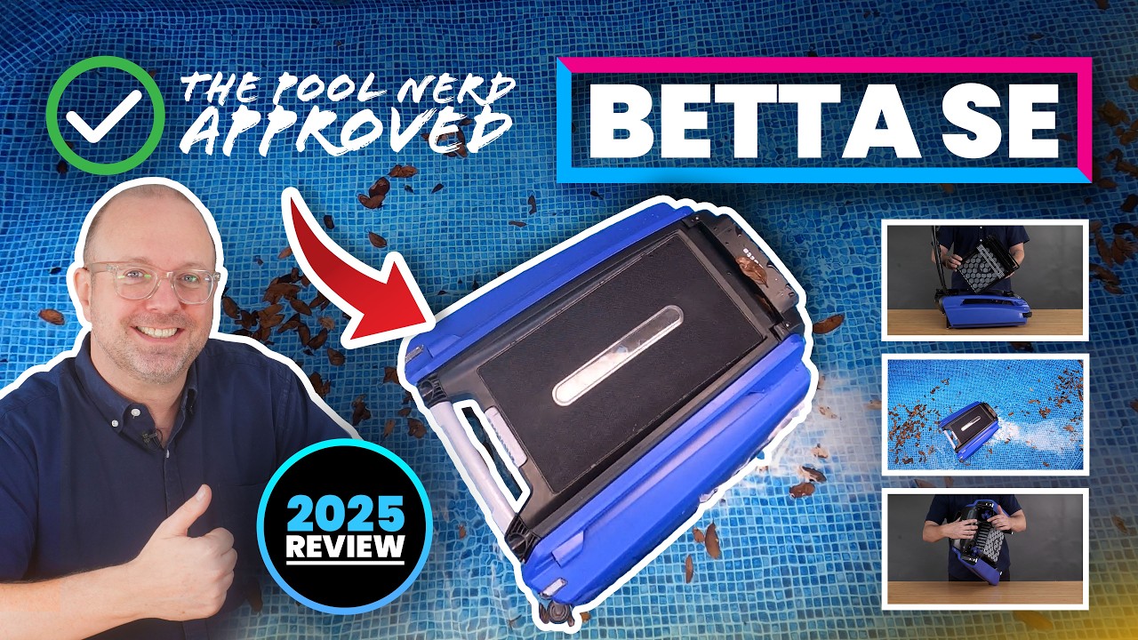 This SAVED ME HOURS Cleaning My Pool - Betta SE Robotic Pool Skimmer Review