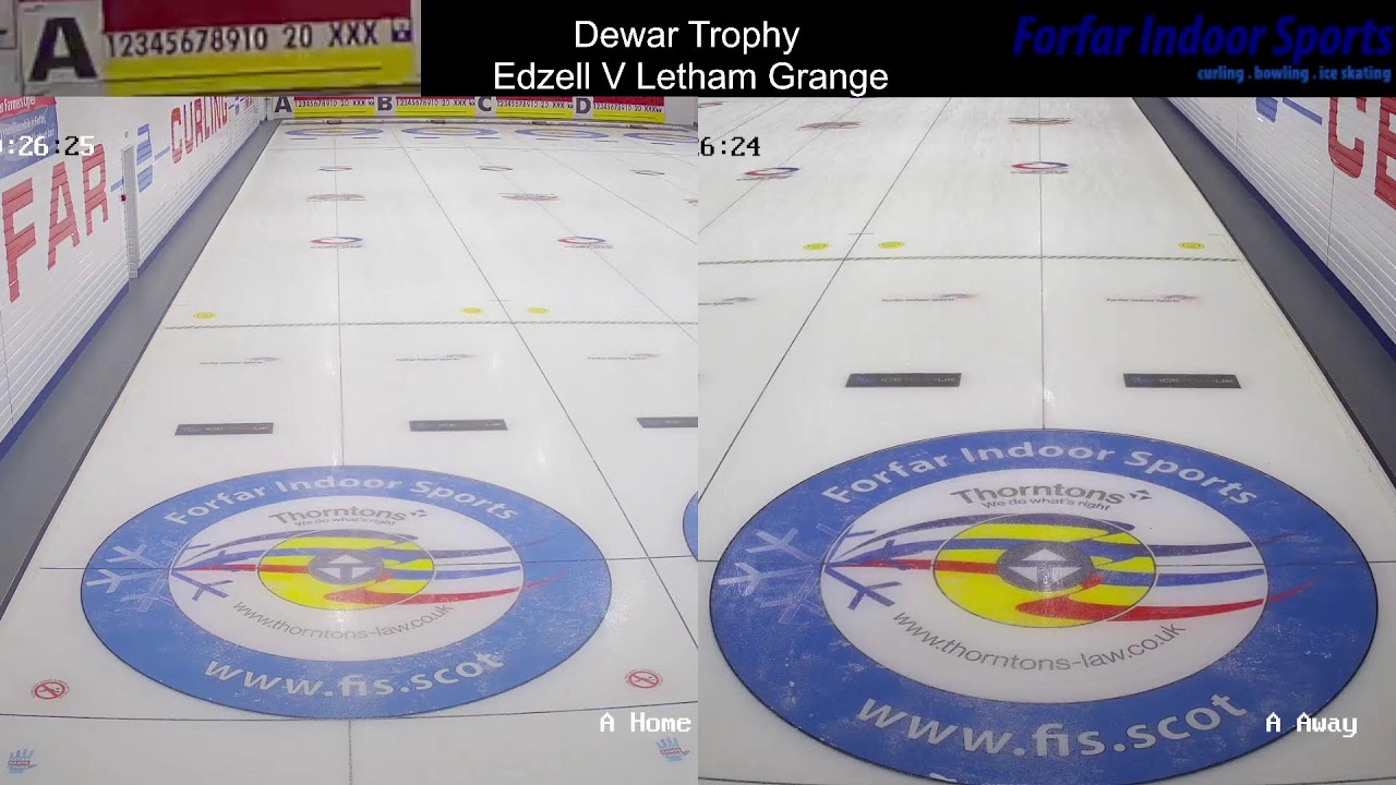 FIS I Dewar Trophy | Edzell V Letham Grange 1 | 18:00 Sheet A 17/1/2022