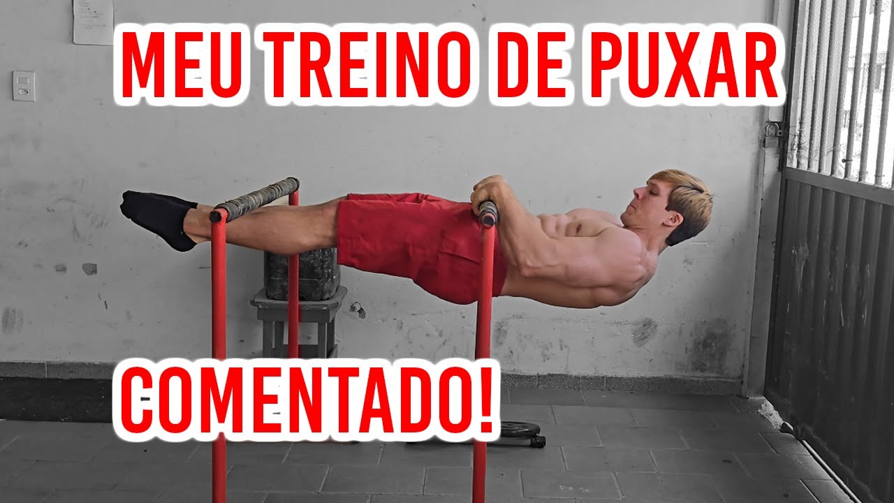 Meu Treino de Puxar/Front Lever Comentado!!