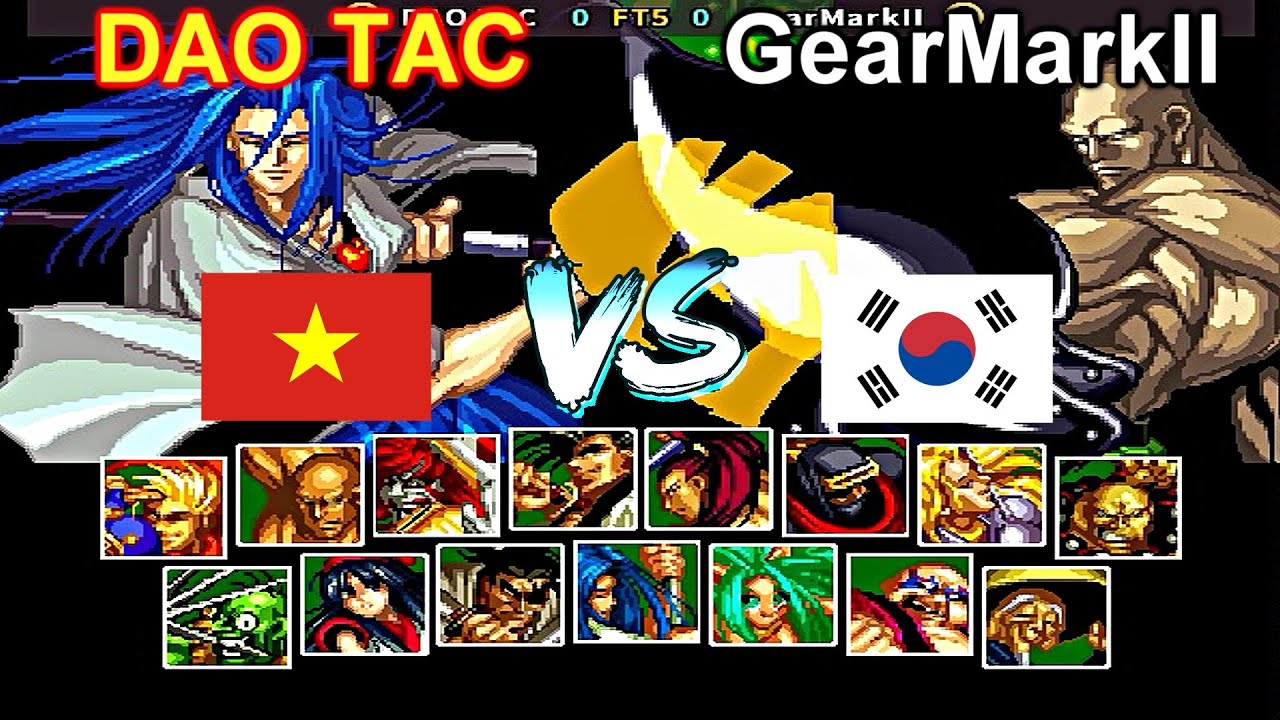 Samurai Shodown 2 - DAO TAC vs GearMarkII FT5